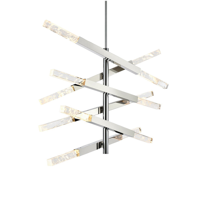 6-Bar Pendant In Chrome - View 4 - Joshua Marshal