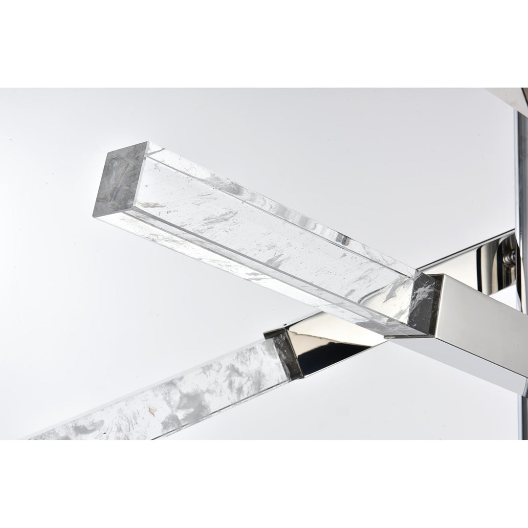 6-Bar Pendant In Chrome - View 5 - Joshua Marshal