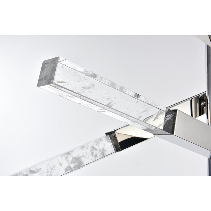 6-Bar Pendant In Chrome - View 5 - Joshua Marshal