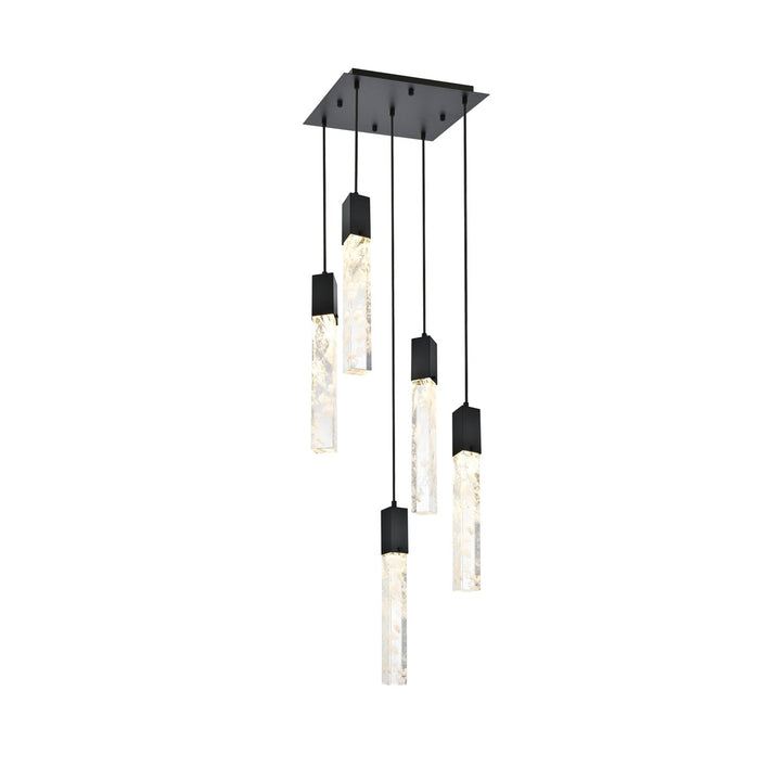 16 Inch Pendant In Black - View 3 - Joshua Marshal