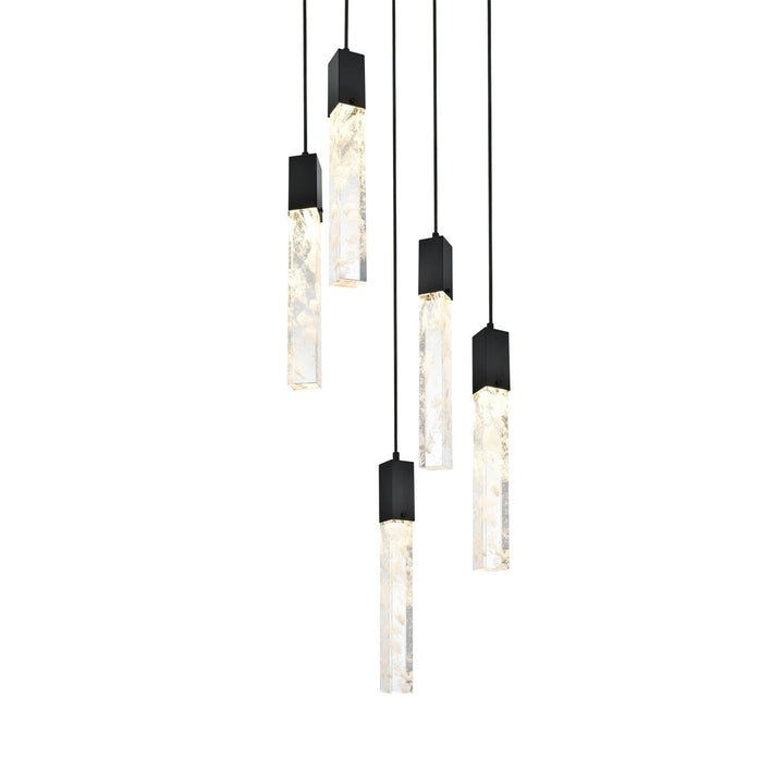 16 Inch Pendant In Black - View 4 - Joshua Marshal