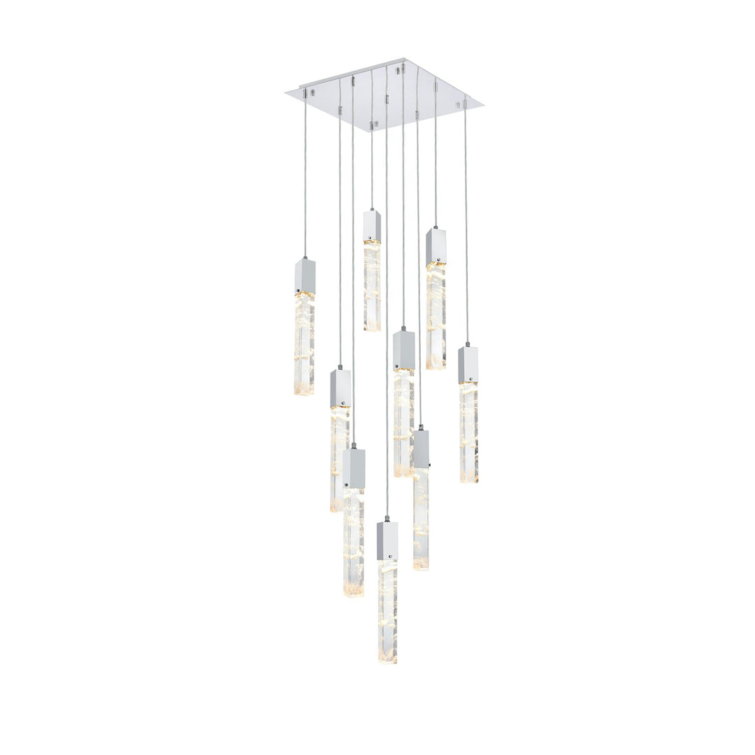 20 Inch Pendant In Chrome - View 3 - Joshua Marshal