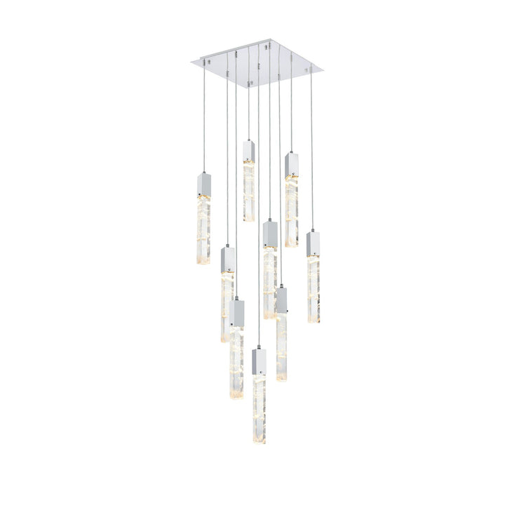 20 Inch Pendant In Chrome - View 3 - Joshua Marshal