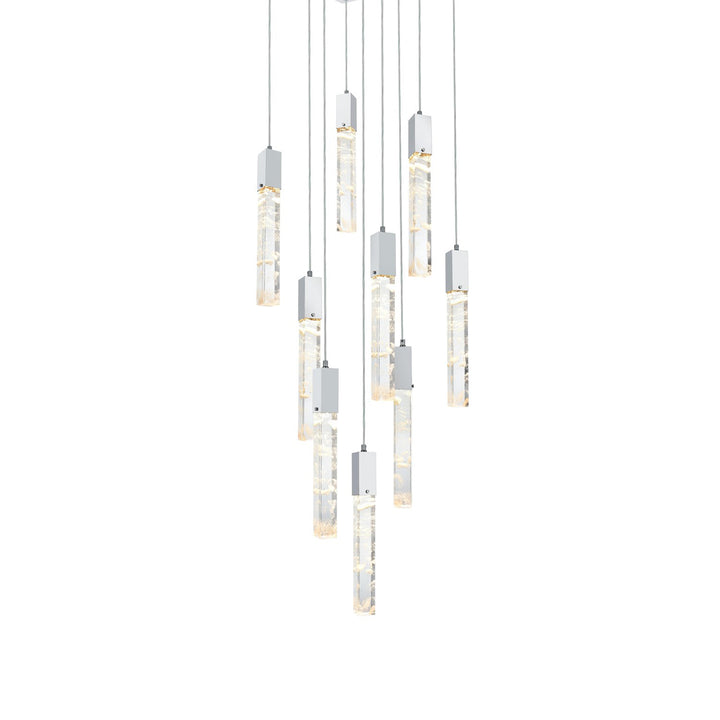 20 Inch Pendant In Chrome - View 4 - Joshua Marshal