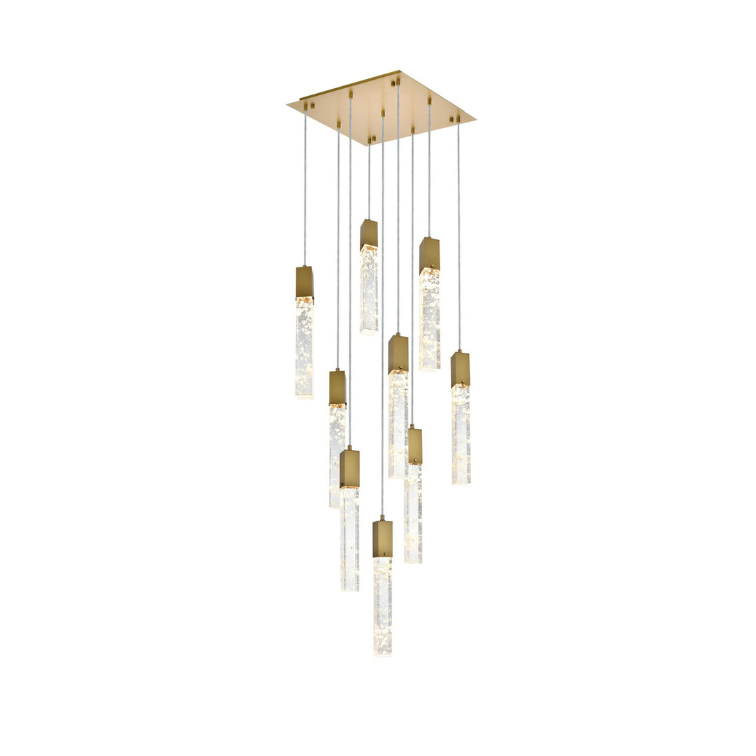 20 Inch Pendant In Satin Gold - View 3 - Joshua Marshal