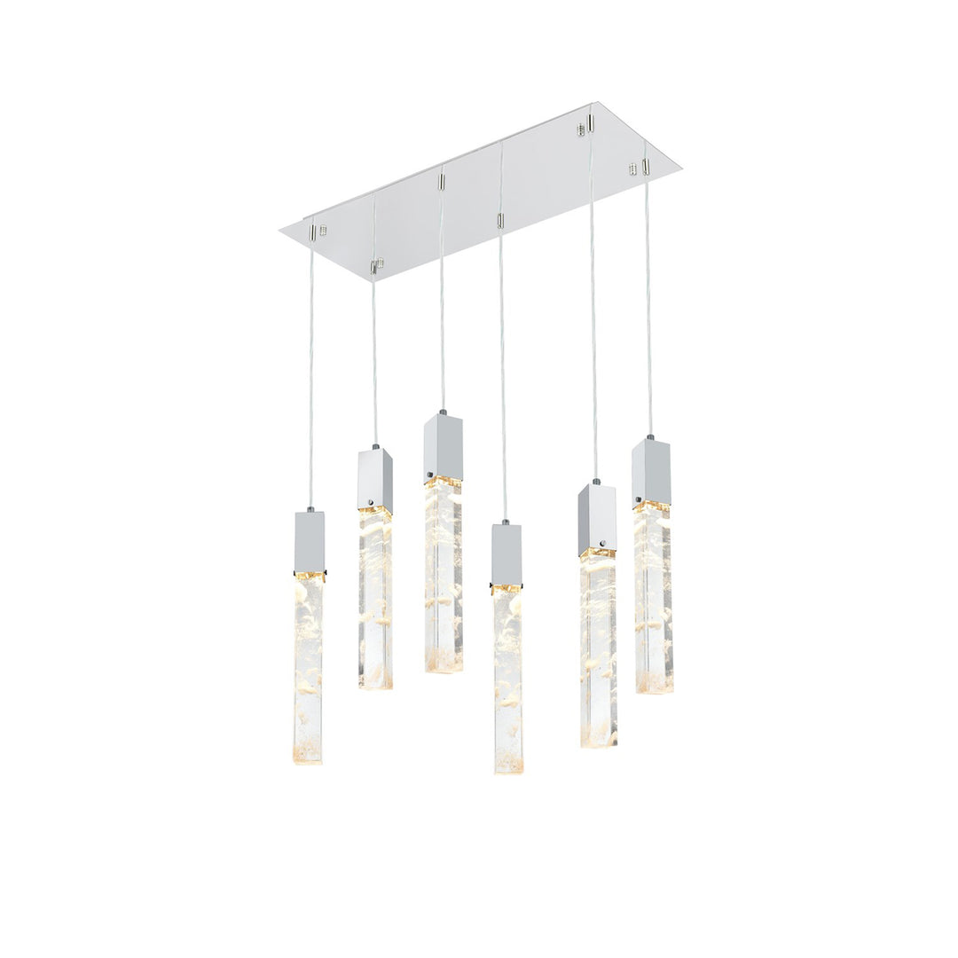 32 Inch Pendant In Chrome - View 3 - Joshua Marshal
