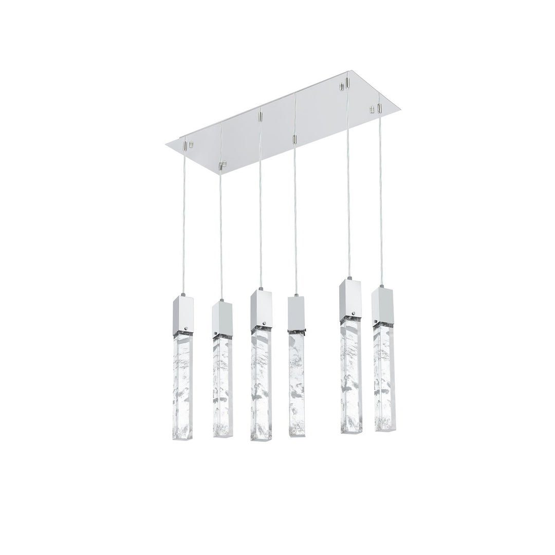 32 Inch Pendant In Chrome - View 6 - Joshua Marshal