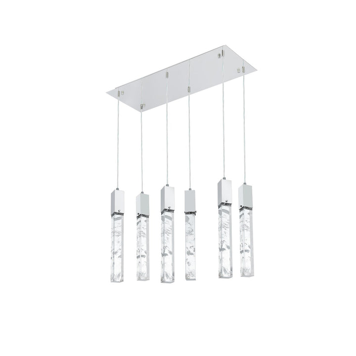 32 Inch Pendant In Chrome - View 6 - Joshua Marshal