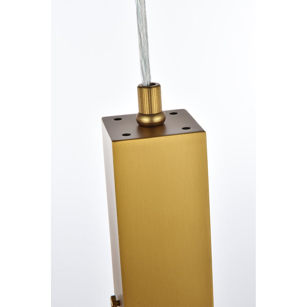 32 Inch Pendant In Satin Gold - View 6 - Joshua Marshal