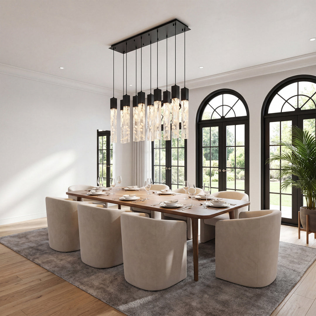 42 Inch Pendant In Black - View 2 - Joshua Marshal