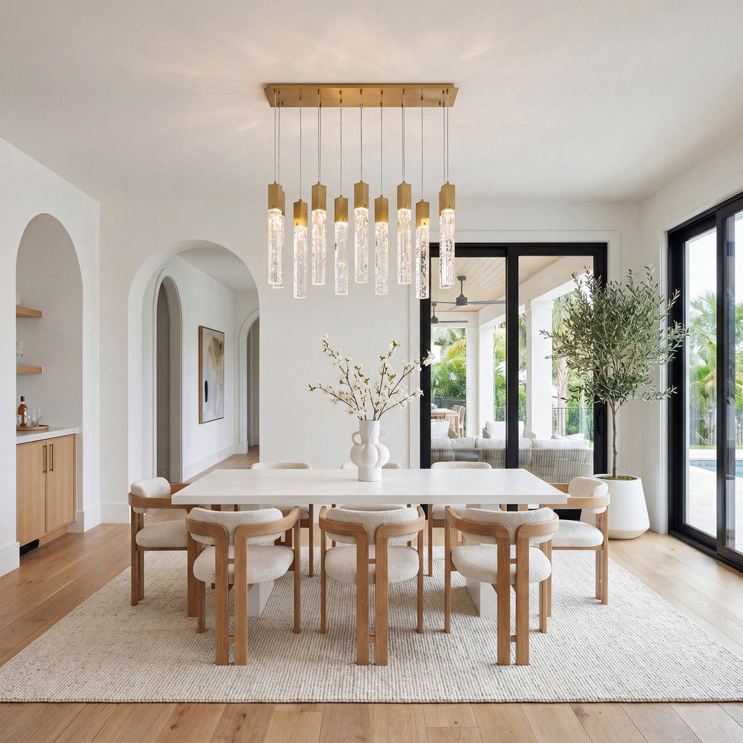 42 Inch Pendant In Satin Gold - View 2 - Joshua Marshal
