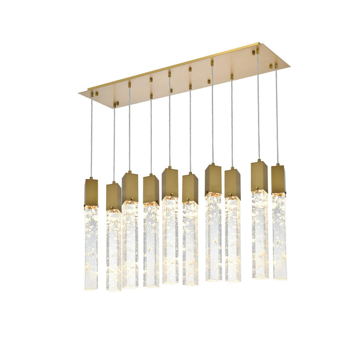 42 Inch Pendant In Satin Gold - View 3 - Joshua Marshal