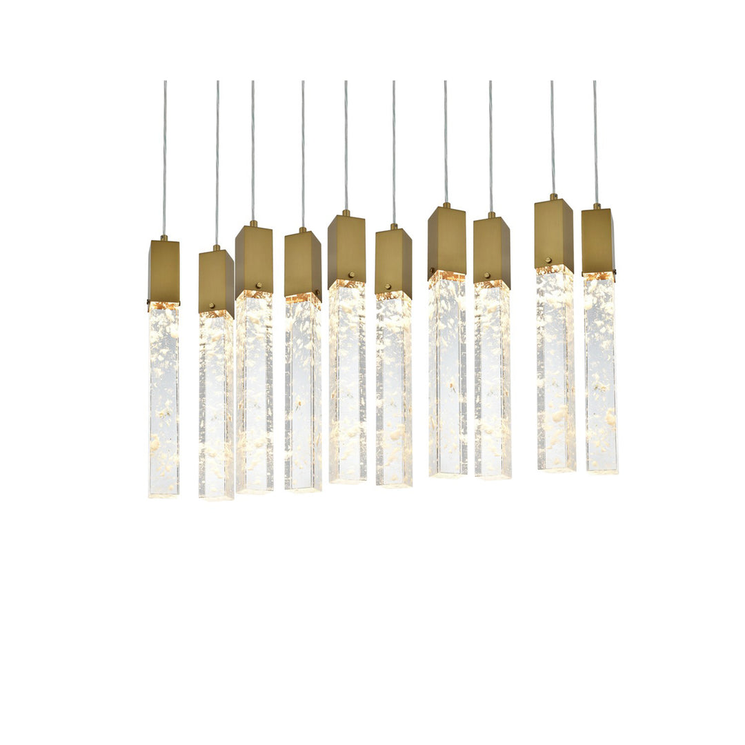 42 Inch Pendant In Satin Gold - View 4 - Joshua Marshal