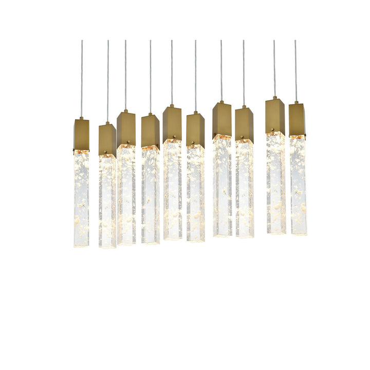 42 Inch Pendant In Satin Gold - View 4 - Joshua Marshal