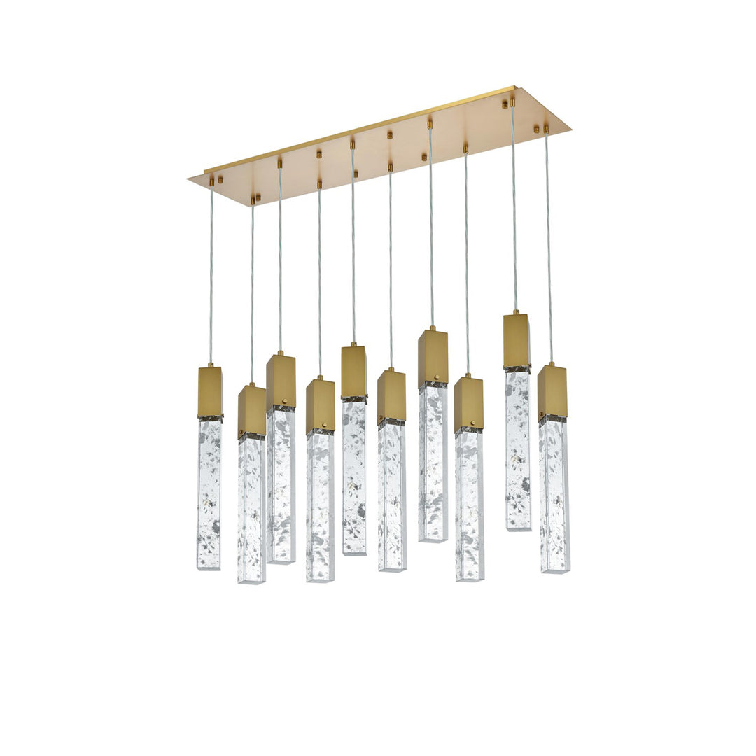 42 Inch Pendant In Satin Gold - View 5 - Joshua Marshal