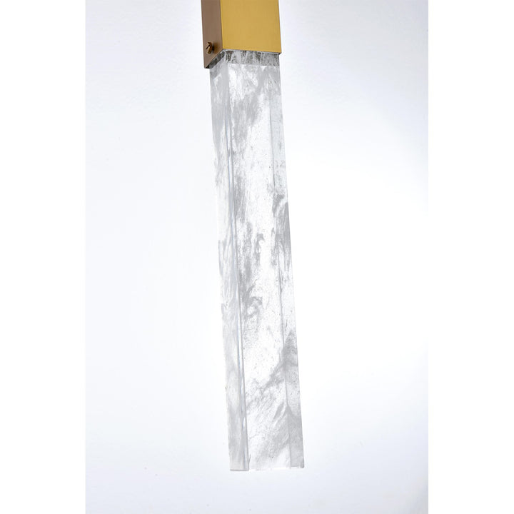 42 Inch Pendant In Satin Gold - View 6 - Joshua Marshal