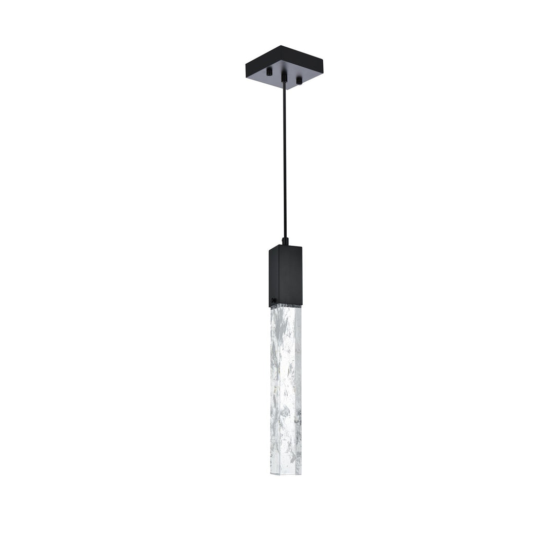 5 Inch Pendant In Black - View 3 - Joshua Marshal