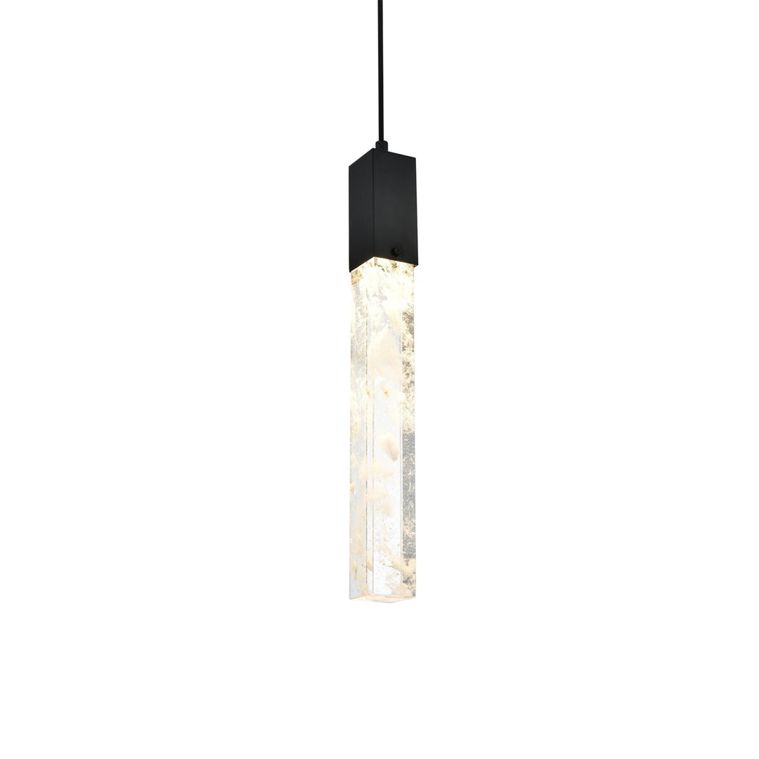 5 Inch Pendant In Black - View 4 - Joshua Marshal