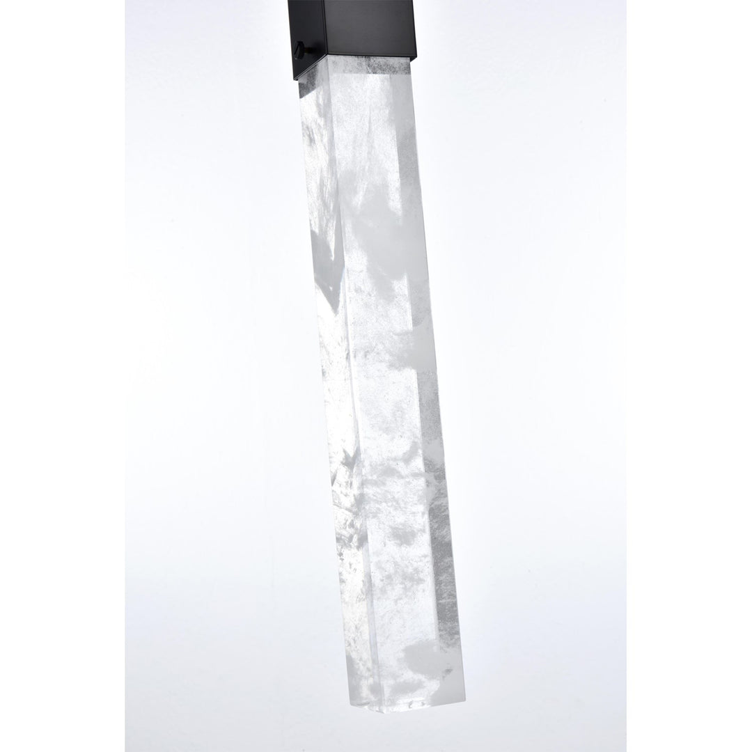 5 Inch Pendant In Black - View 5 - Joshua Marshal