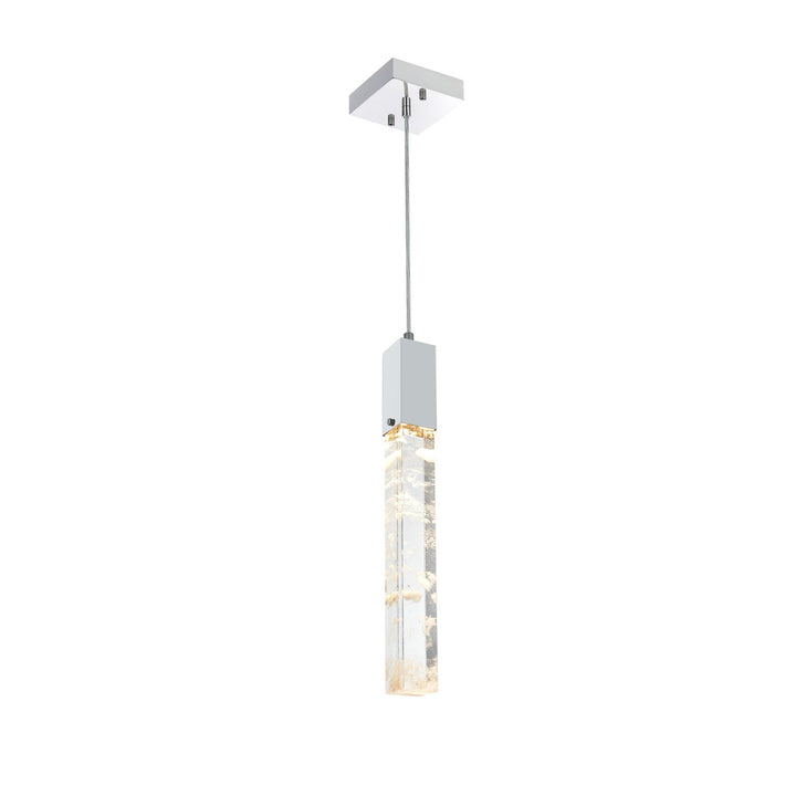 5 Inch Pendant In Chrome - View 3 - Joshua Marshal