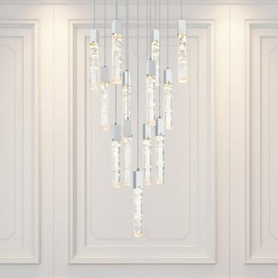 26 Inch Pendant In Chrome Chrome And Clear Finish - LIGHTING by Joshua Marshal