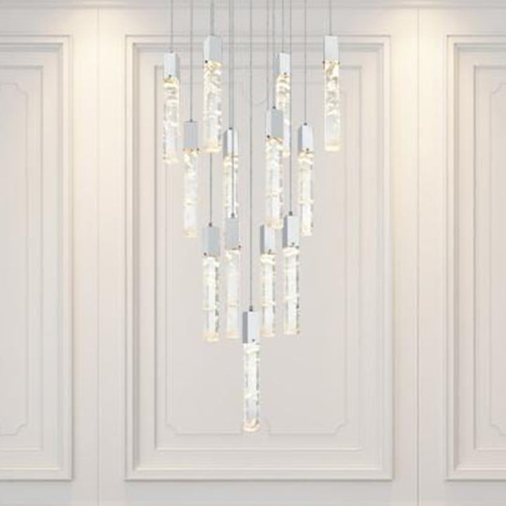 26 Inch Pendant In Chrome Chrome And Clear Finish - LIGHTING by Joshua Marshal