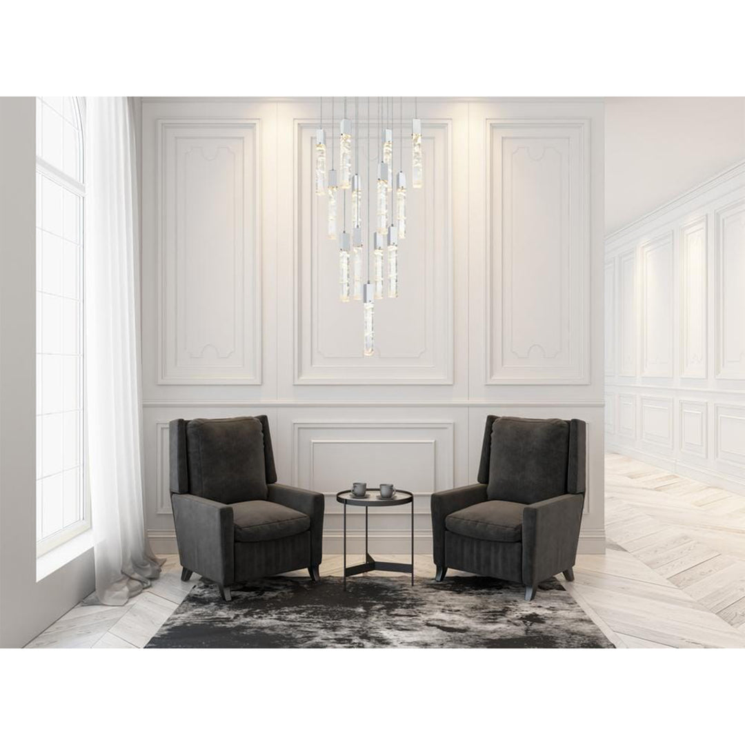 26 Inch Pendant In Chrome - View 2 - Joshua Marshal