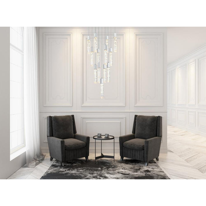 26 Inch Pendant In Chrome - View 2 - Joshua Marshal