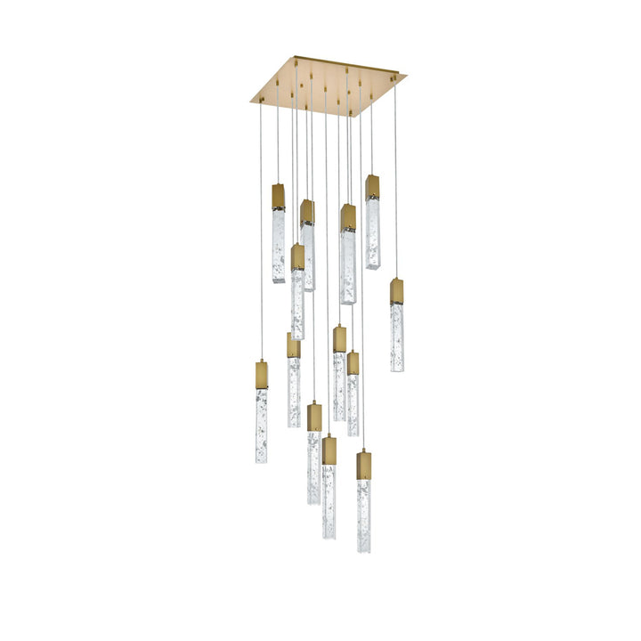 26 Inch Pendant In Satin Gold - View 5 - Joshua Marshal
