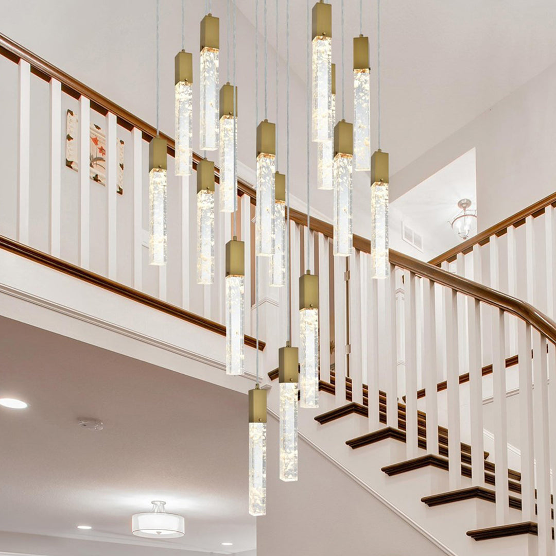 30 Inch Pendant In Chrome Chrome And Clear Finish - LIGHTING by Joshua Marshal
