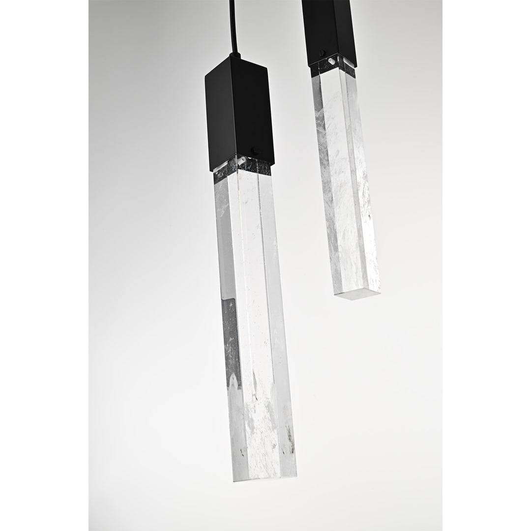 36 Inch Chandelier In Black - View 5 - Joshua Marshal