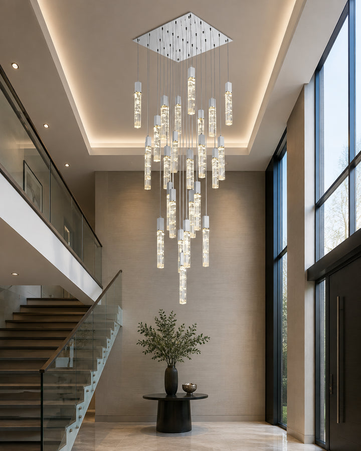 36 Inch Chandelier In Chrome - View 2 - Joshua Marshal