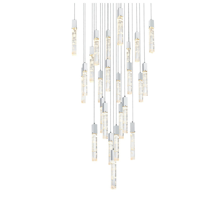 36 Inch Chandelier In Chrome - View 4 - Joshua Marshal