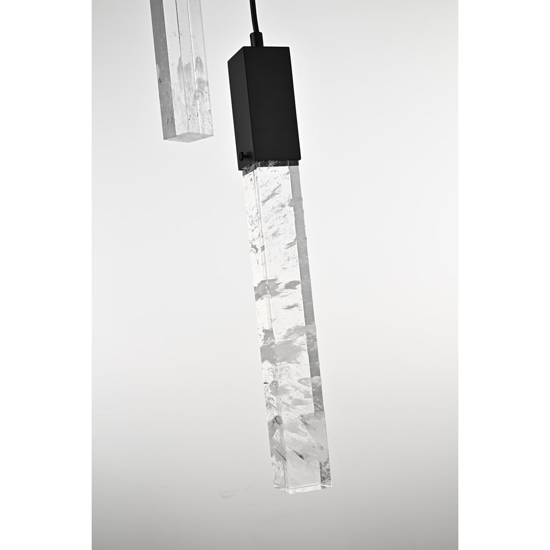 42 Inch Chandelier In Black - View 5 - Joshua Marshal