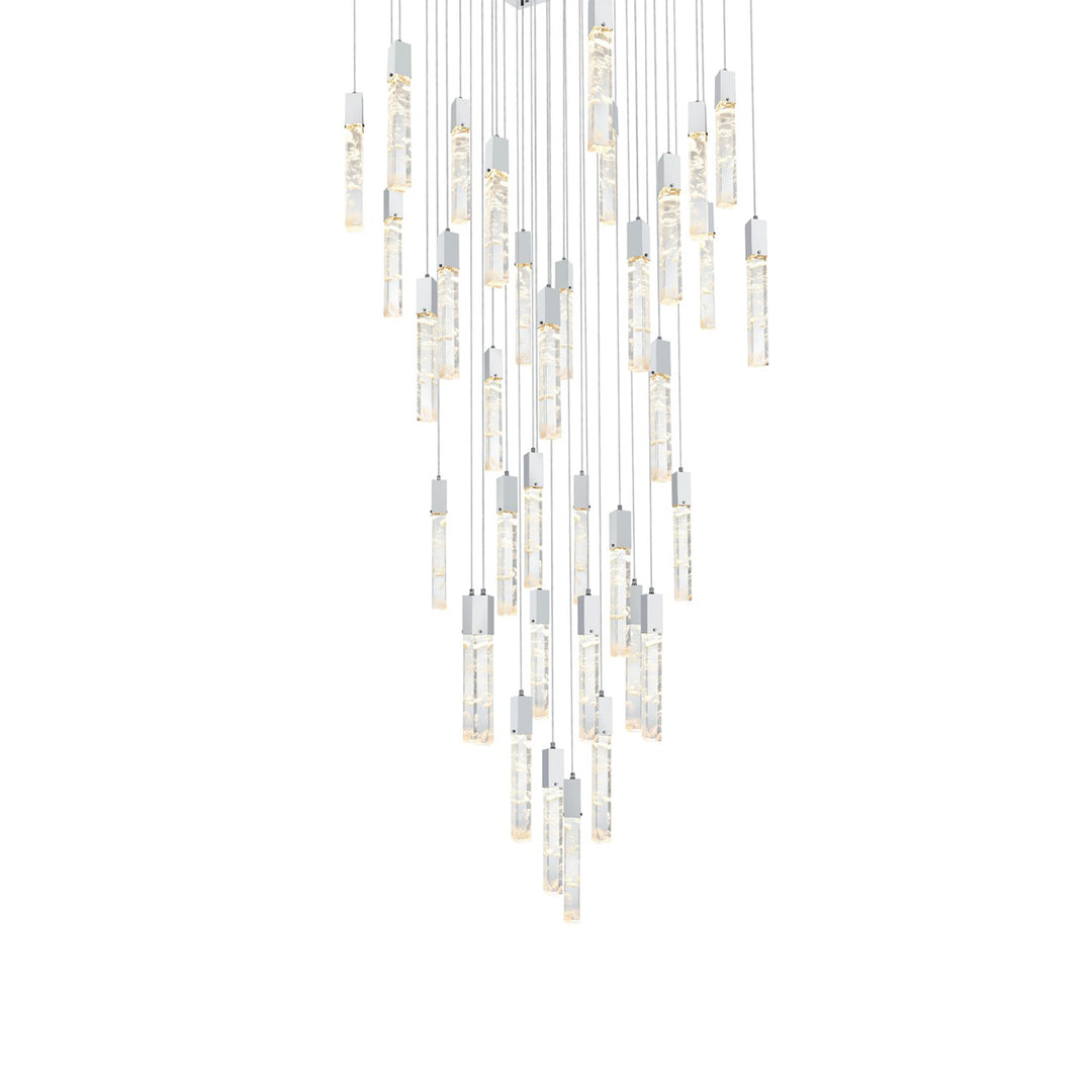 42 Inch Chandelier In Chrome - View 4 - Joshua Marshal