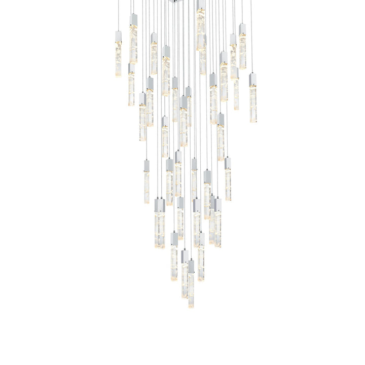 42 Inch Chandelier In Chrome - View 4 - Joshua Marshal