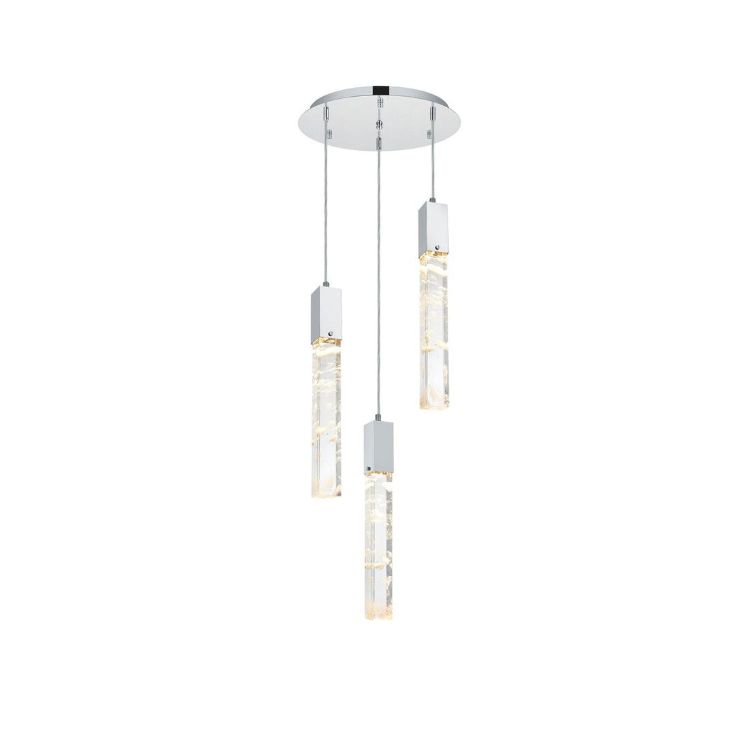 16 Inch Chandelier In Black