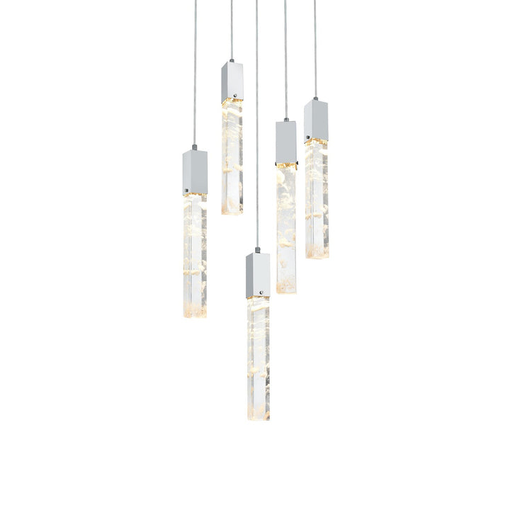 20 Inch Chandelier In Black - View 4 - Joshua Marshal