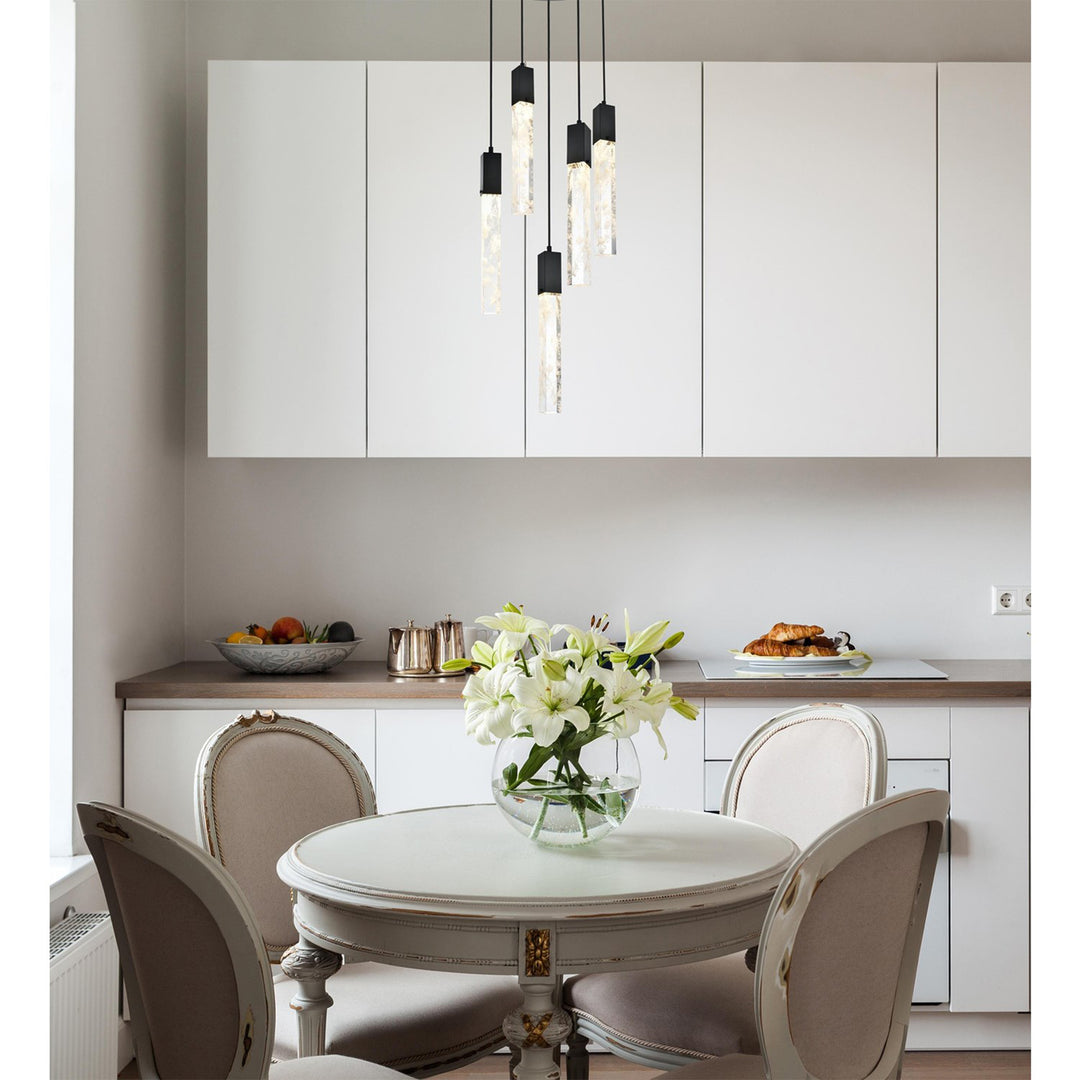 20 Inch Chandelier In Chrome - View 2 - Joshua Marshal