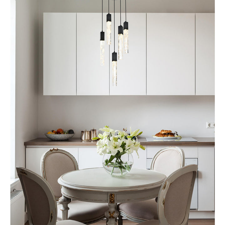 20 Inch Chandelier In Chrome - View 2 - Joshua Marshal