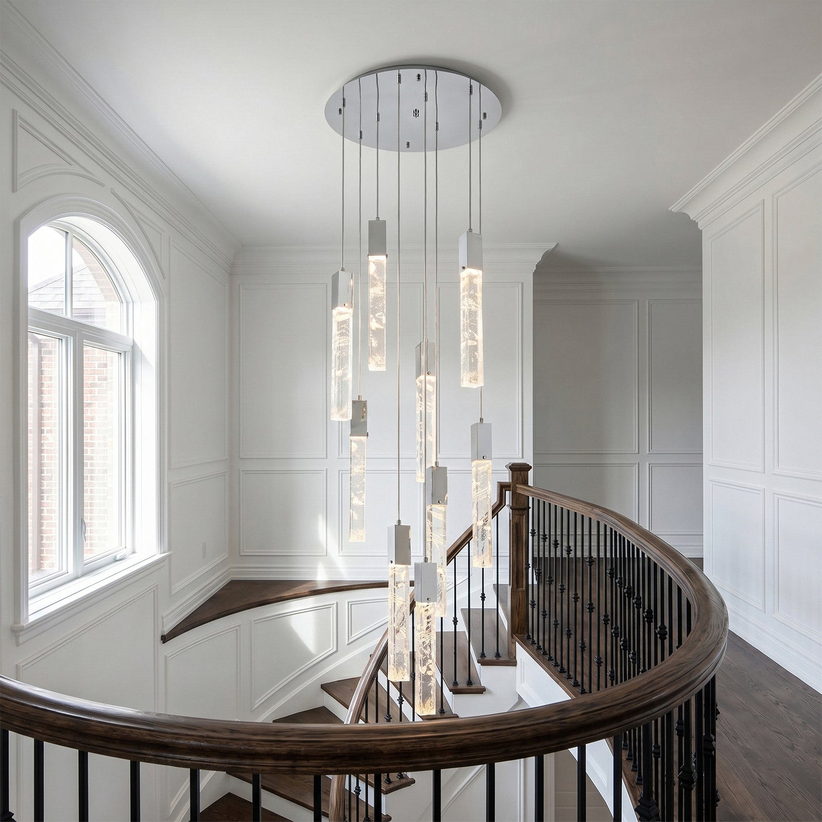 24 Inch Chandelier In Chrome - View 2 - Joshua Marshal
