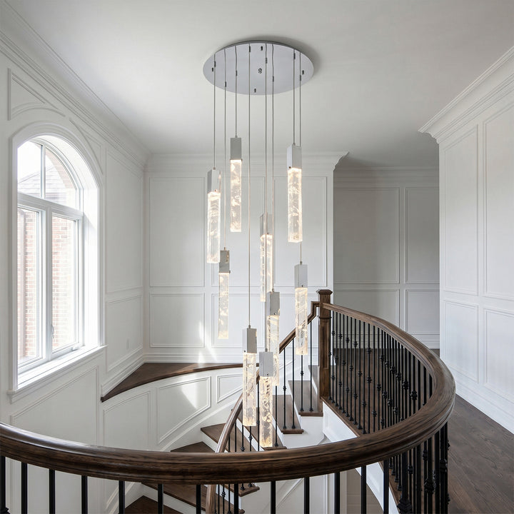 24 Inch Chandelier In Chrome - View 2 - Joshua Marshal