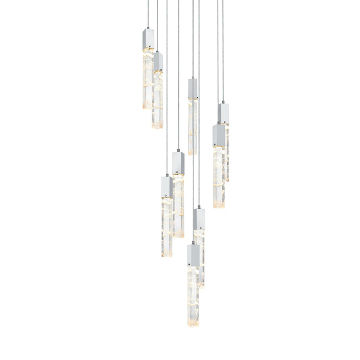 24 Inch Chandelier In Chrome - View 4 - Joshua Marshal
