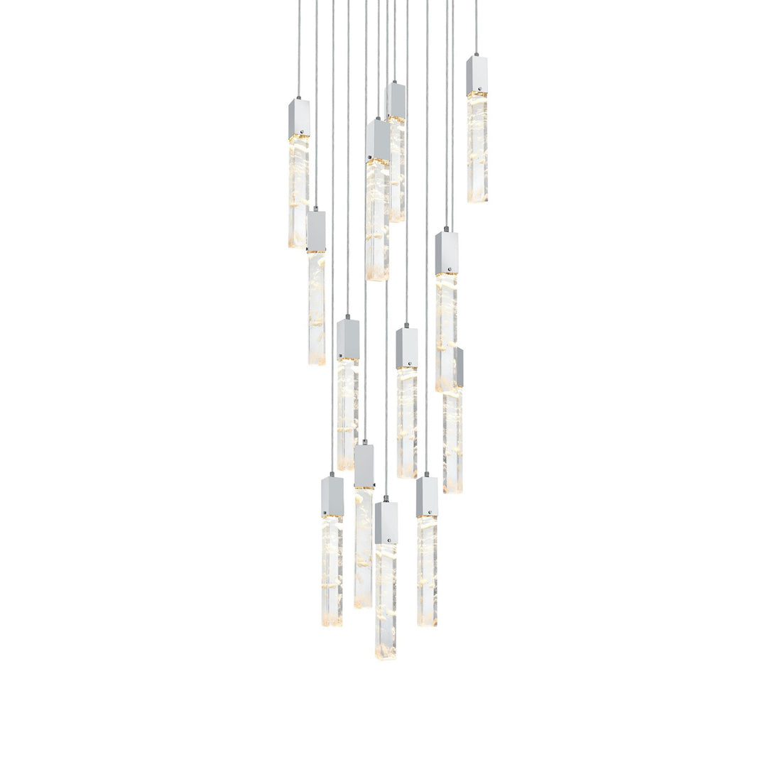 30 Inch Chandelier In Chrome - View 4 - Joshua Marshal
