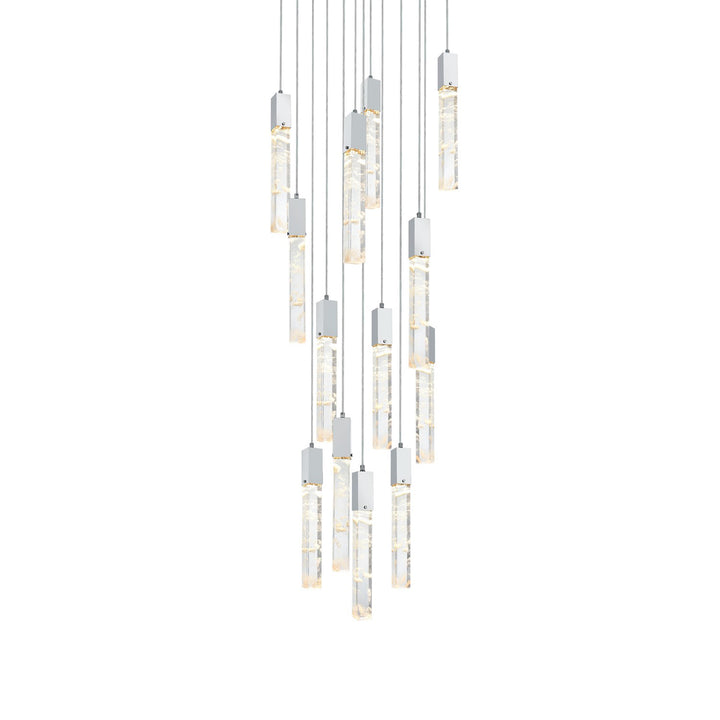 30 Inch Chandelier In Chrome - View 4 - Joshua Marshal