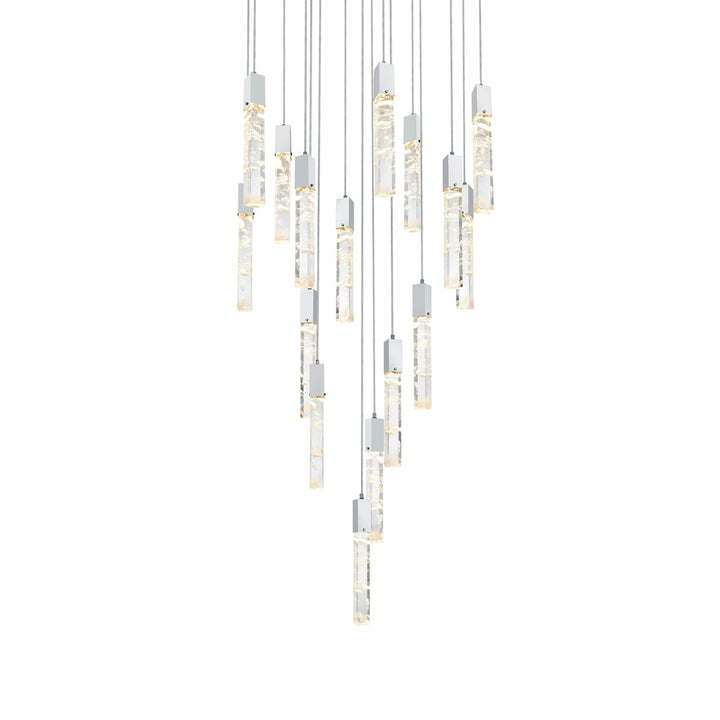 36 Inch Chandelier In Chrome - View 4 - Joshua Marshal