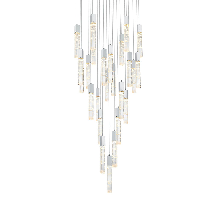 42 Inch Chandelier In Chrome - View 4 - Joshua Marshal