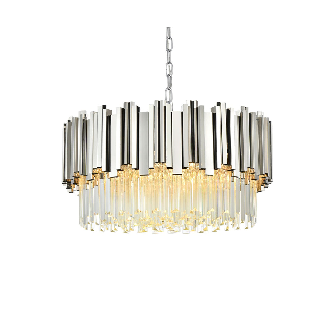 24 Inch Chandelier In Chrome - View 4 - Joshua Marshal