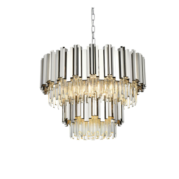 24 Inch Chandelier In Chrome - View 4 - Joshua Marshal