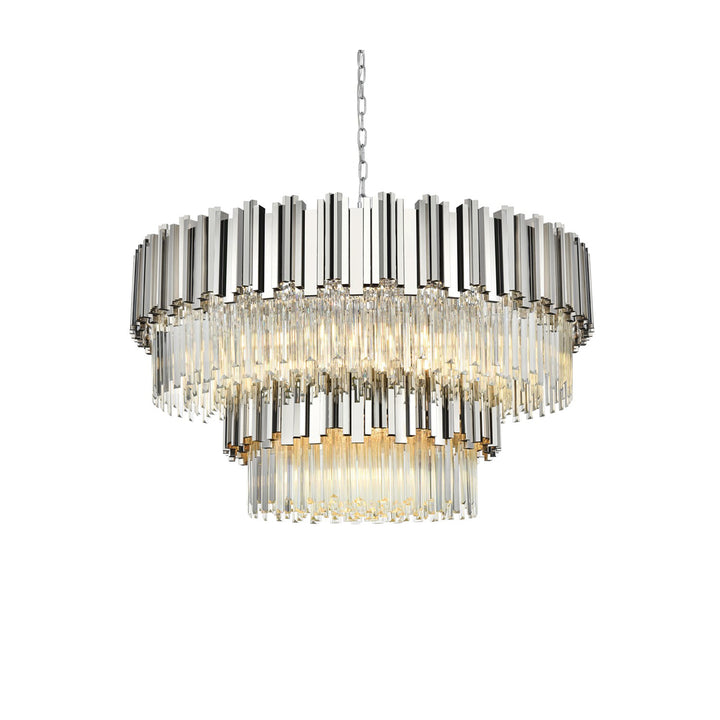 40 Inch Chandelier In Chrome - View 4 - Joshua Marshal